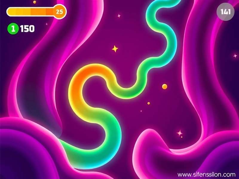 Slither io Unblocked Gameplay Screenshot