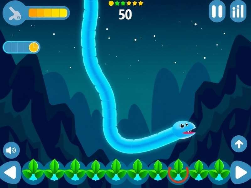Slither io Offline Gameplay Screenshot on Mobile