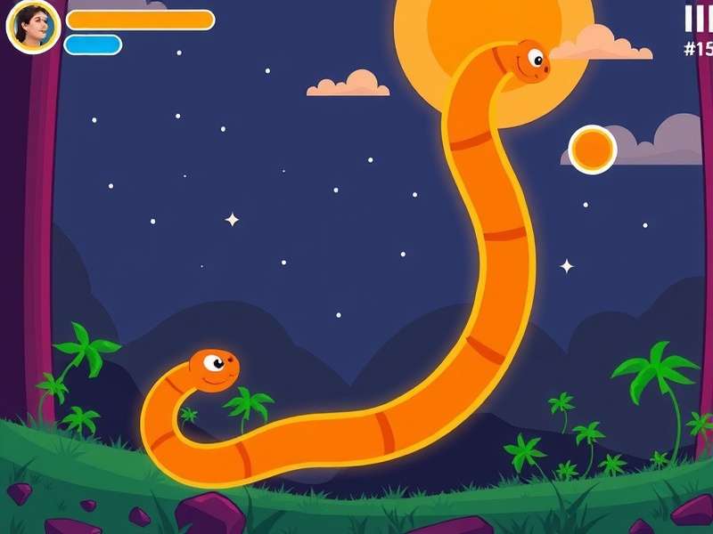 Slither io Gameplay Screenshot