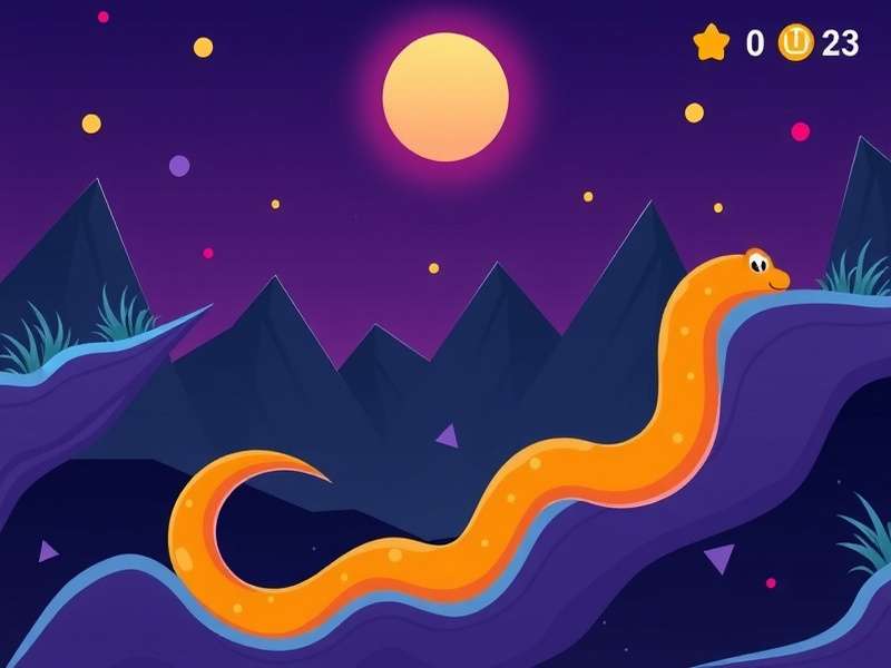 Slither IO ऑफलाइन गेमप्ले स्क्रीनशॉट