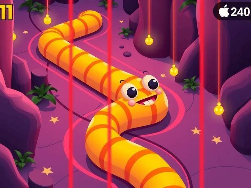 Slither io Zoom Mod Extension का गेमप्ले स्क्रीनशॉट
