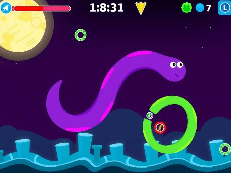 Slither io 2 गेमप्ले स्क्रीनशॉट