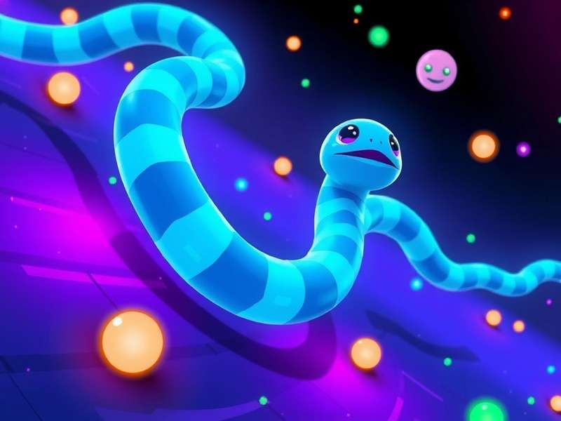 Slither Io Gameplay with Mods Interface