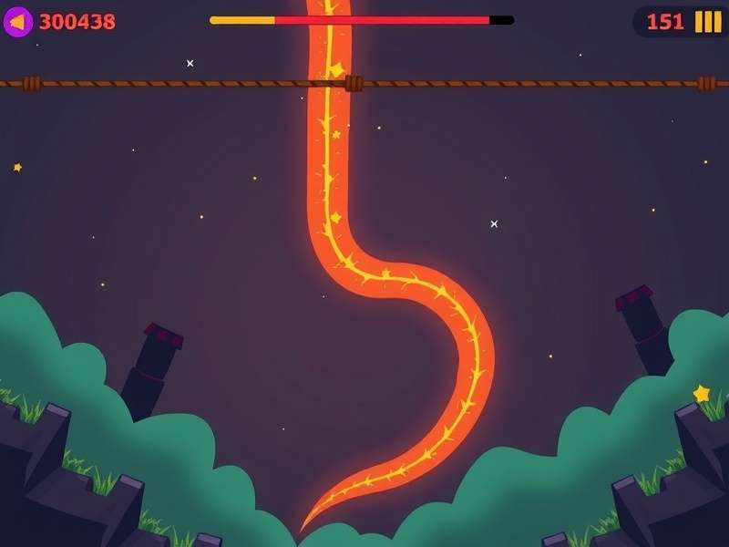Slither io Gameplay Screenshot Showing Snake and Dots