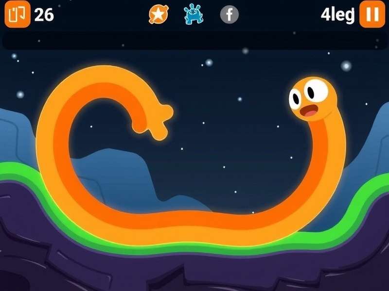 Slither.io gameplay with mods interface showing zoom and skin features