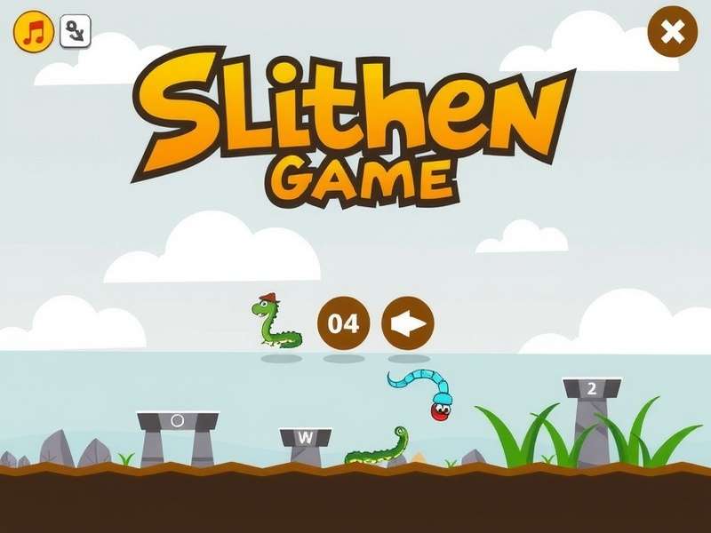 Slither io gameplay screenshot showing colorful snakes in arena