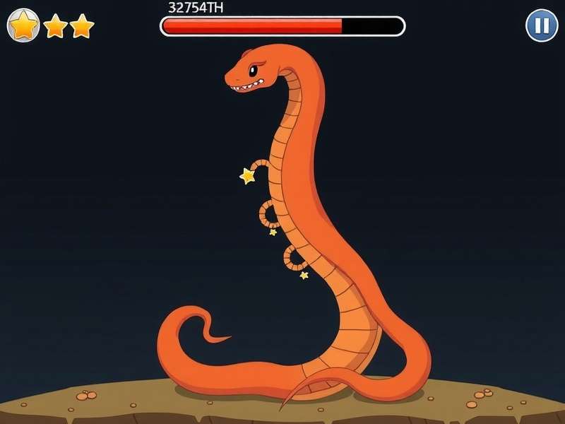 Gamer playing Slither.io intensely on a laptop in a dimly lit room