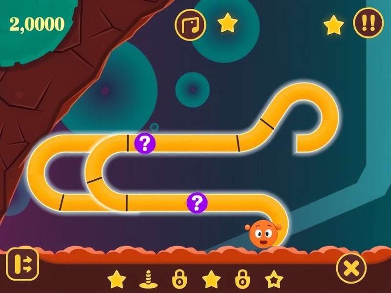 Slither Io Offline gameplay screenshot showing a snake in action