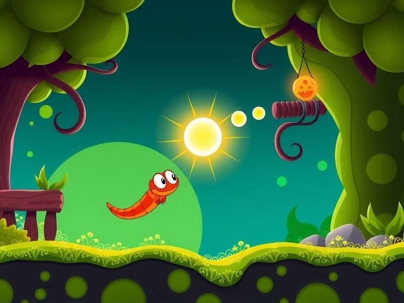 Slither.io gameplay screenshot showing a large green snake circling other players on a vibrant map