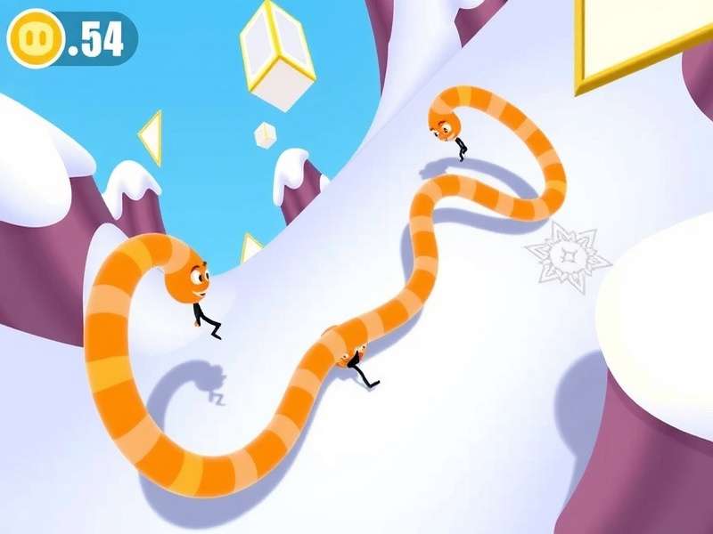 Slither Io gameplay with modded interface showing custom skins and enhanced features