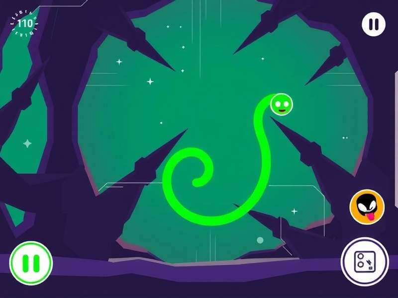 Slither.io game offline play interface on mobile and desktop