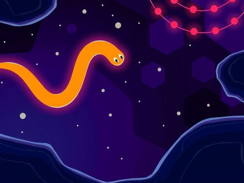 Slither.io Unblocked 67 gameplay screenshot showing advanced snake strategies