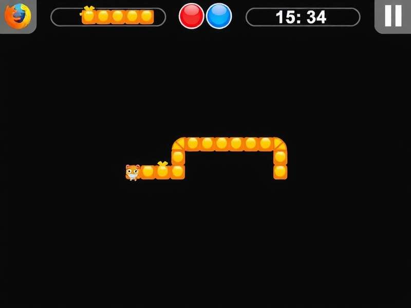 A gamer in India playing Slither.io on a laptop with Firefox browser