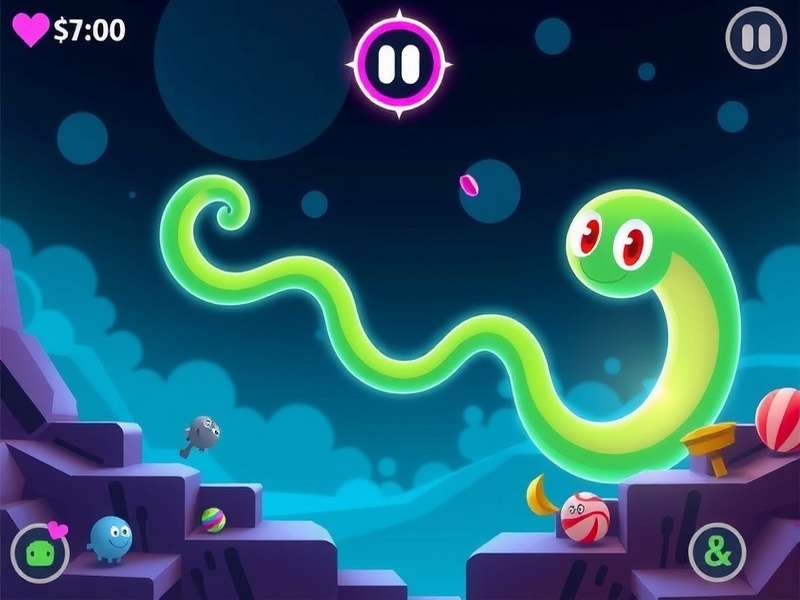 Slither Io gameplay interface showing snake mechanics