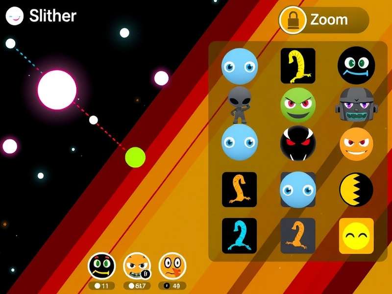 Slither.io Modifications Guide showing zoom hacks and custom skins