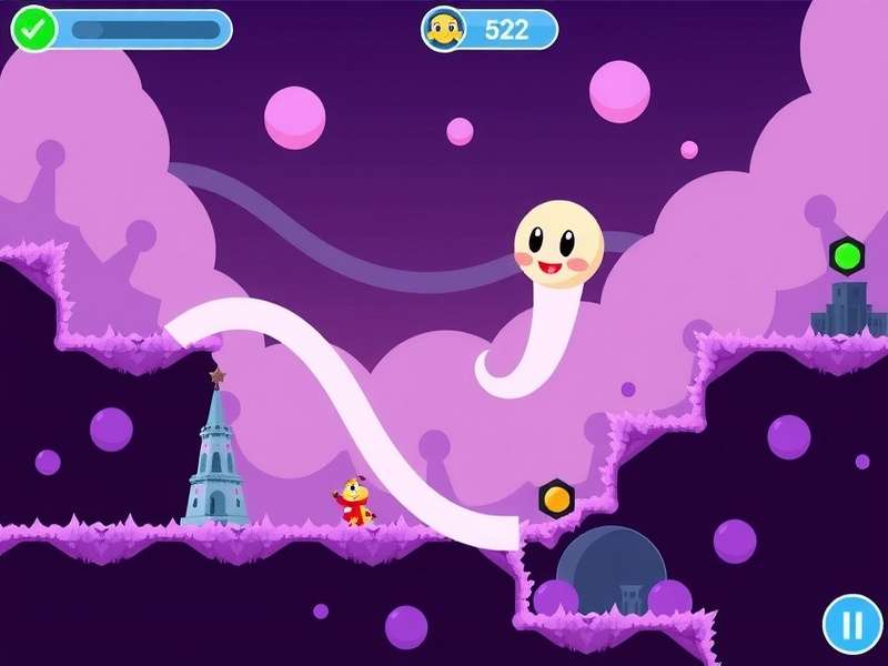 Slither Io gameplay showing a snake in action