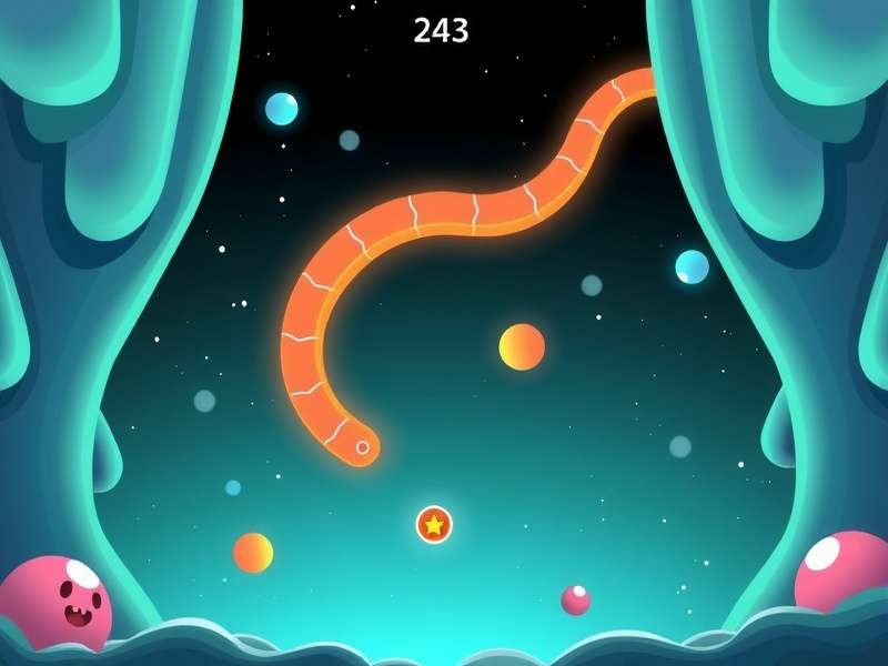 Strategic map of Slither Io showing high-density dot zones and spawn points