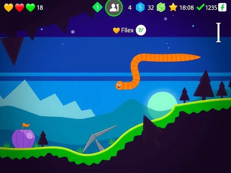 Slither Io 2 Gameplay Screenshot showing colorful snakes in arena