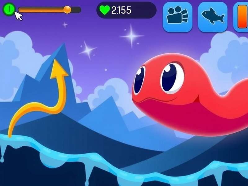 Slither Io Offline For Pc gameplay on laptop screen showing a long colorful snake in a dark arena