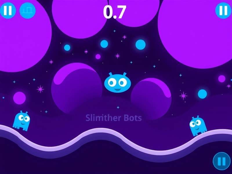 Slither Io Offline Bots gameplay arena with multiple snakes competing