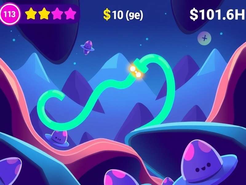 Indian gamer playing Slither Io on mobile phone with friends watching