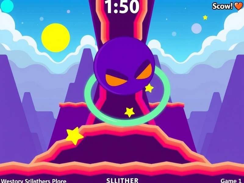 Slither Io Unblocked Official Site – vibrant snake arena gameplay screenshot showing multiple snakes competing in a colorful battlefield