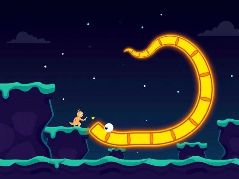 Slither Io Game Unblocked arena gameplay showing a glowing snake in a dark arena with pellets