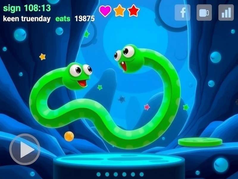 Slither Io game snake arena with neon glow effects
